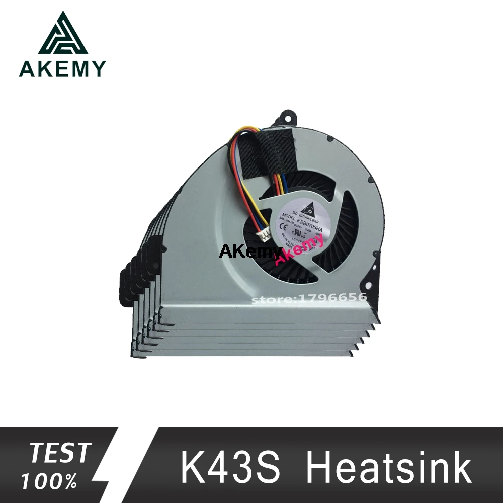 Akemy Cpu охлаждающий вентилятор для ASUS X54H A54L A43 X53S K53S A53S K53SJ P53SJ K43X K43E K43S K43SJ A83 A84S X84C K84L KSB06105HB