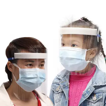 

Practical Kids Adults Protective Anti Splash Dust-proof Full Face Cover Mask Visor Shield Portector Prevent the Spread Of Saliva