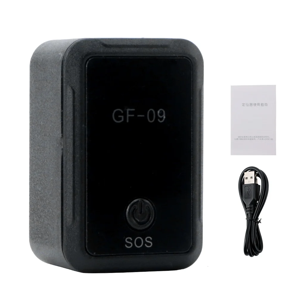 BORUiT GF-09 мини gps трекер приложение управление противоугонное устройство локатор Магнитный диктофон для автомобиля/человека расположение