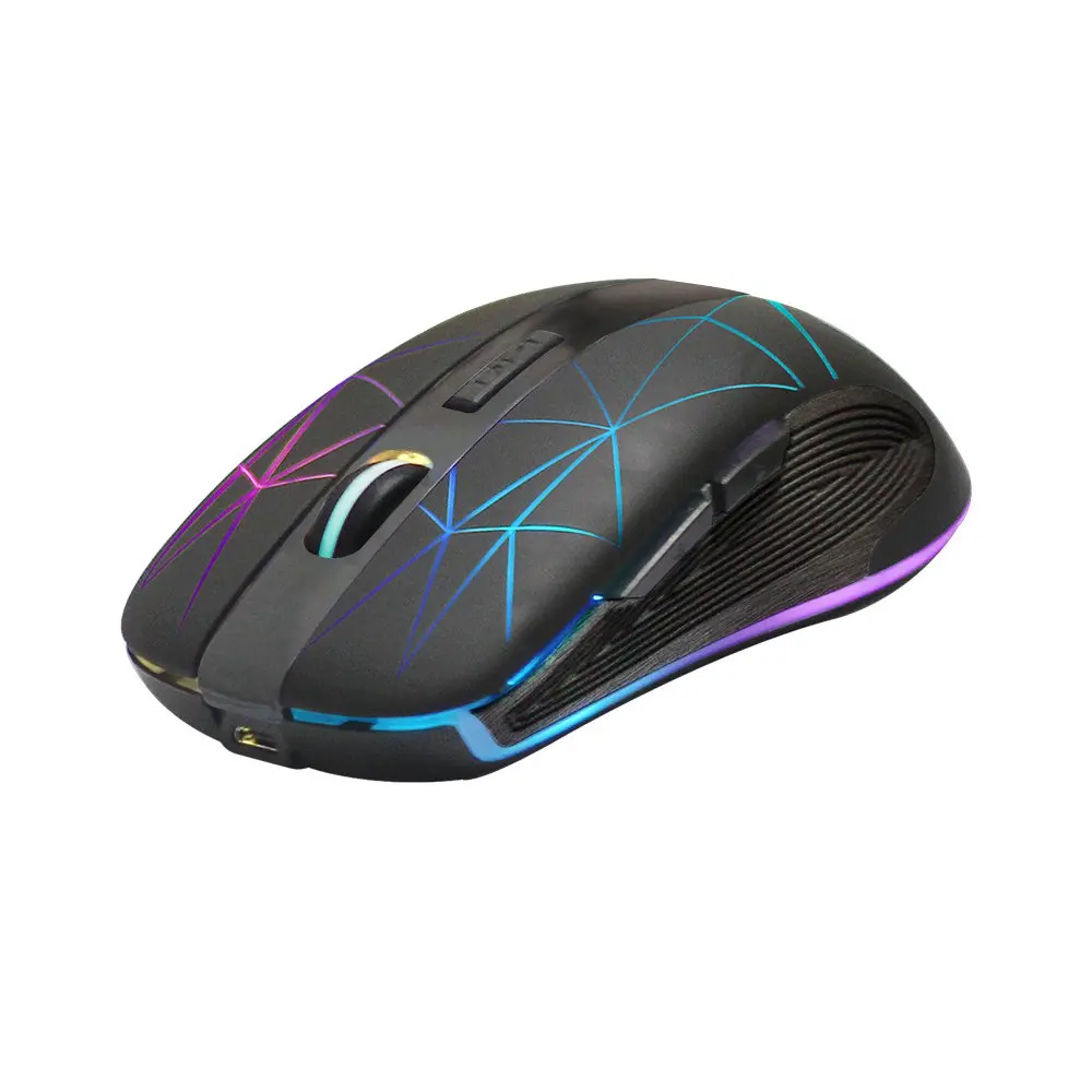 Rii RM200 1600 dpi USB оптическая беспроводная компьютерная мышь с подсветкой 2,4 ГГц Беспроводная игровая мышь для маленький ПК, ноутбук 800/1200/1600 dpi