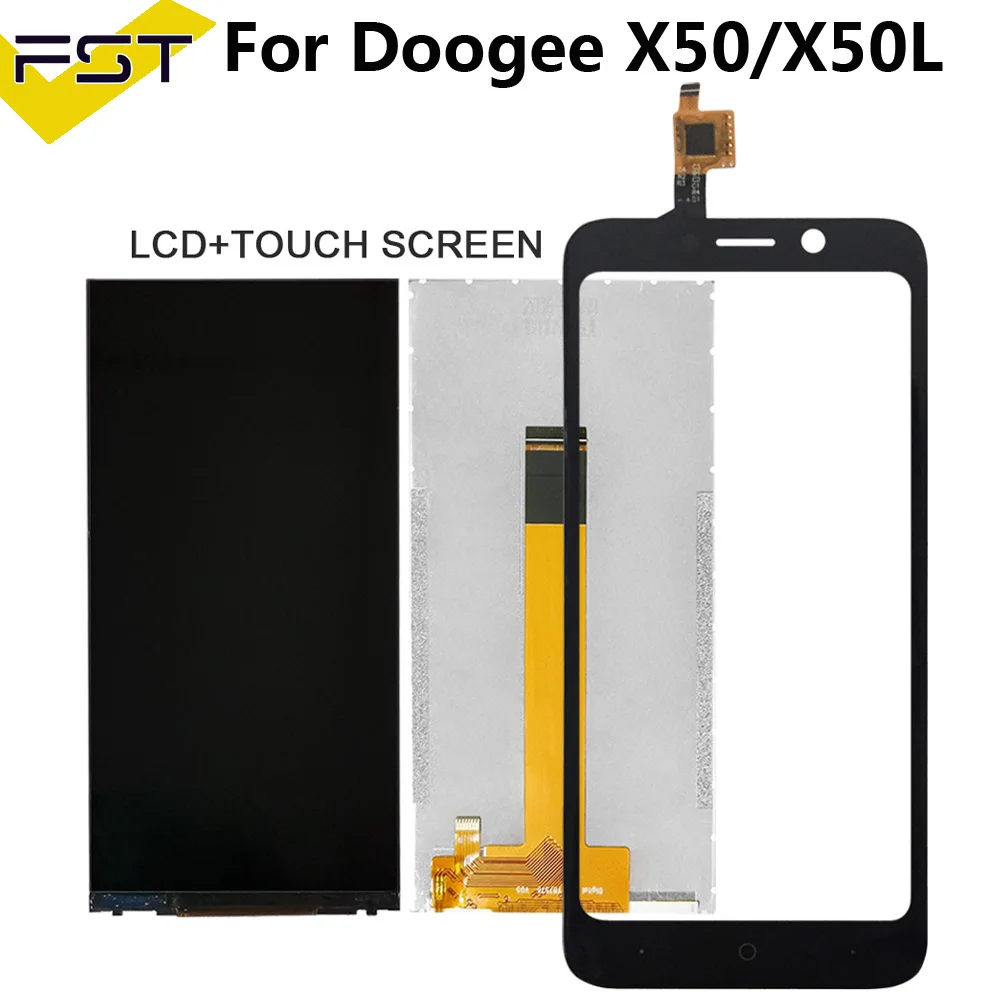 5 0 ''Для Doogee X50 X50L ЖК дисплей и сенсорный экран дигитайзер для / датчик Мобильные