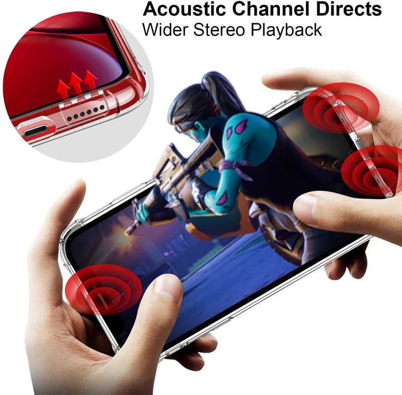 Роскошный прозрачный мягкий силиконовый чехол для телефона IPhone 11 Pro XS Max XR X 10 8 7 Plus