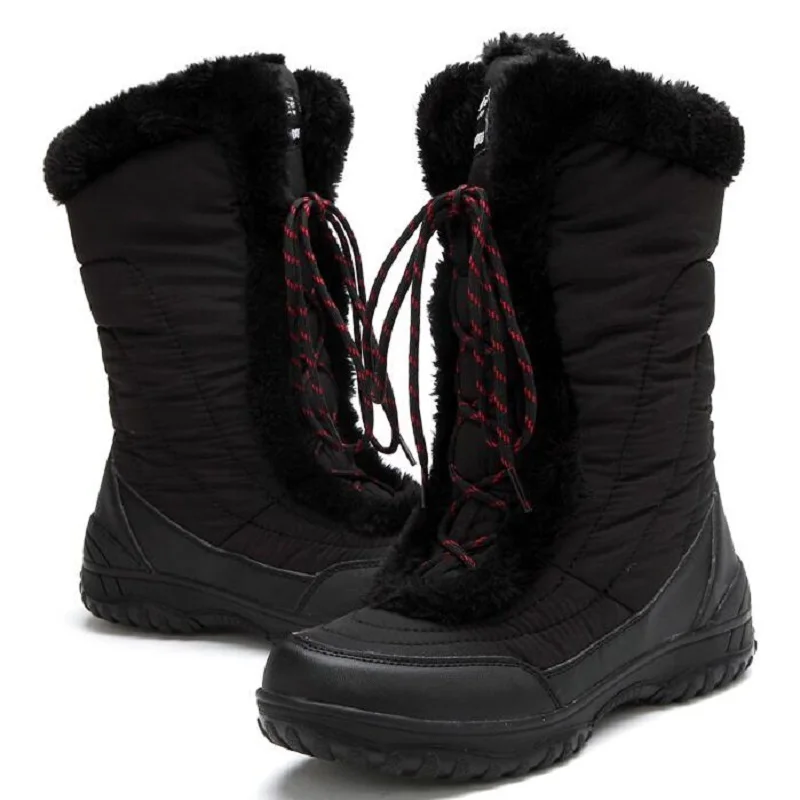 Женские зимние кожаные ботинки из натуральной кожи с коротким плюшем