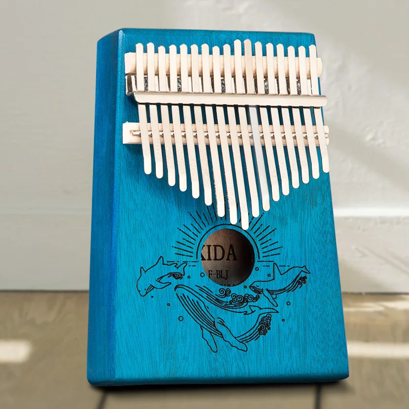 

Kalimba 17 key Piano Beautifully Musical Instruments Mahogany Thumb Piano popular beginner Give 1 set of accessories