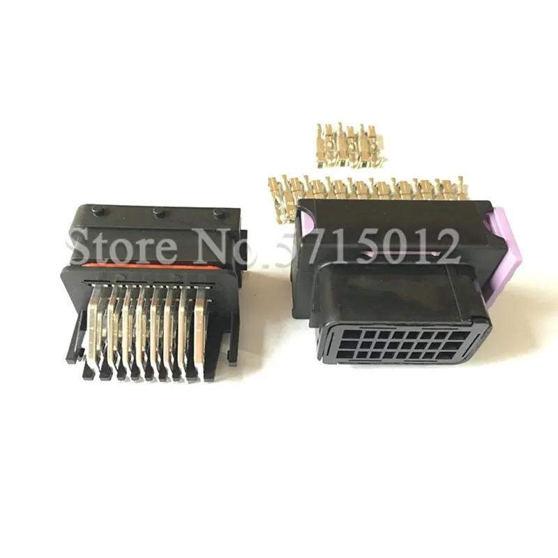 24 Отверстия Way FCI 211PC249S8005/211PC249S8005 автомобильный разъем штекер гнездо ECU PCB черный