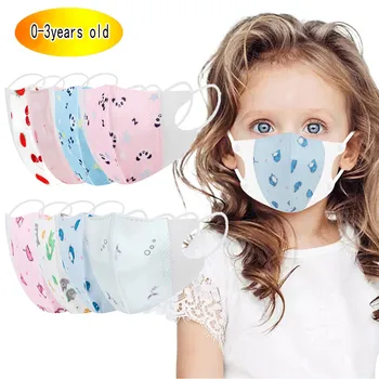 

Kids In stock! Disposable Mouth Face Masks Anti Pollution Dust Mouth Caps 3-Layer Meltblown Cloth Breathing Hygiene mascarilla