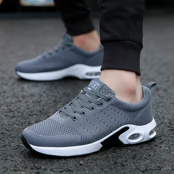 

Fashion Women Men Casual Shoes Summer Breathable Work Shoes Men Sneakers Mesh Shoes Air Cushion Male Non-slip Adult Shoes
