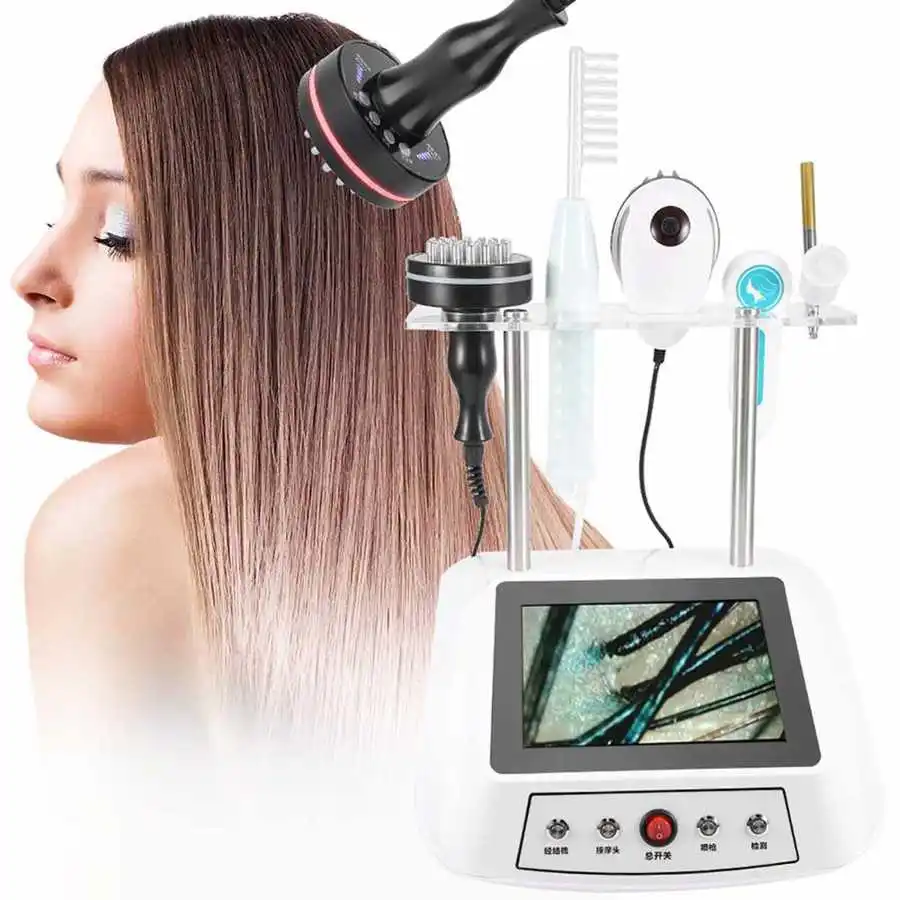 Mesin Terapi Airbrush Nanometer Penganalisis Deteksi Kulit Folikel
