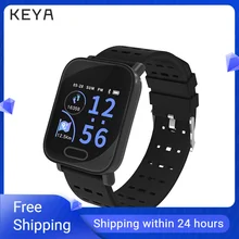 KeYa A6 חכם שעון גברים נשים 1.3 אינץ לב לחץ דם קצב מוסיקה מצלמה שליטה עמיד למים Smartwatch עבור IOS אנדרואיד