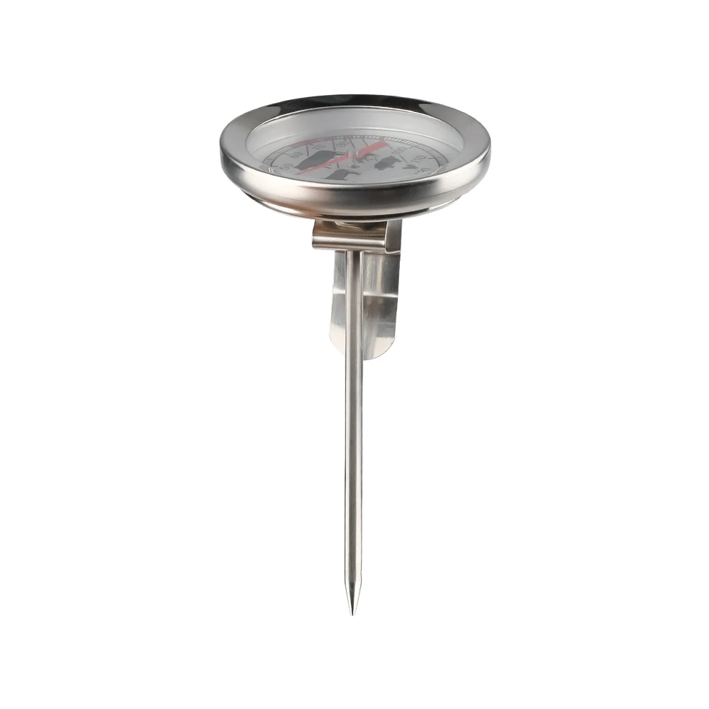 Stainless Steel Pocket Probe Thermometer Gauge BBQ Meat Food Kitchen Cooking Instant Read Meat Gauge Temperature Meter food thermometer bbq thermometer thermometer hygrometer hygrometer thermometer digital thermometer