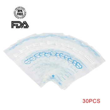 

30PCS Breast Milk Storage Bag 220ML Breast Milk Storage Freezer Bag Practical Convenient Breast Milk Disposable
