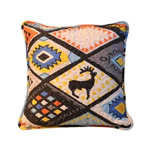 Cojín de tapicería para sala de estar, cojín nórdico para sofá, oficina, cintura, para cabecera de cama, 100% algodón