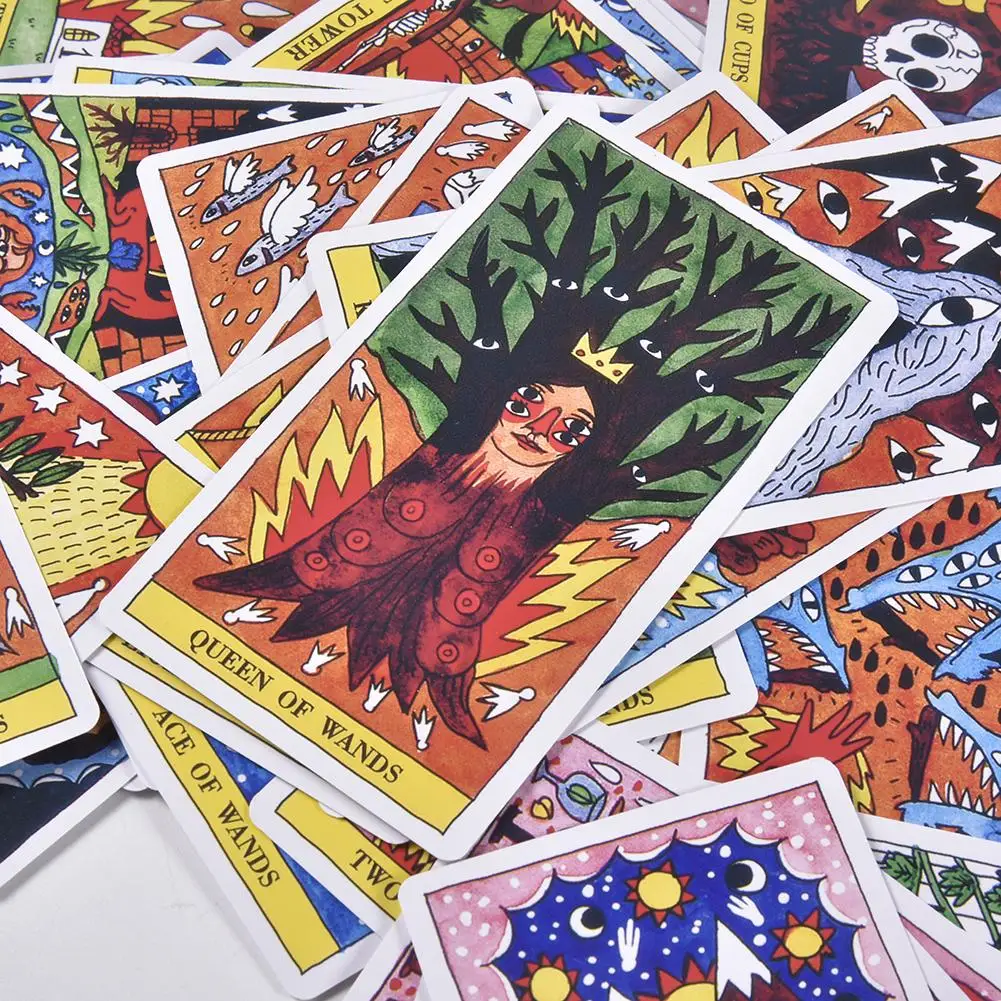 78 шт английский для новой версии Tarot карты колоды игральных настольная игра Семья вечерние настольная игра многопользовательские игровые карты Высокое качество карты Таро