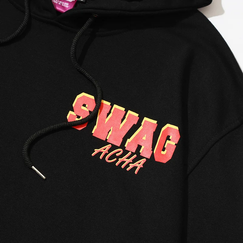 Осенние толстовки с принтом Swag хлопковые махровые толстовки в стиле хип-хоп Tyga Sudadera Hombre осенне-зимняя одежда