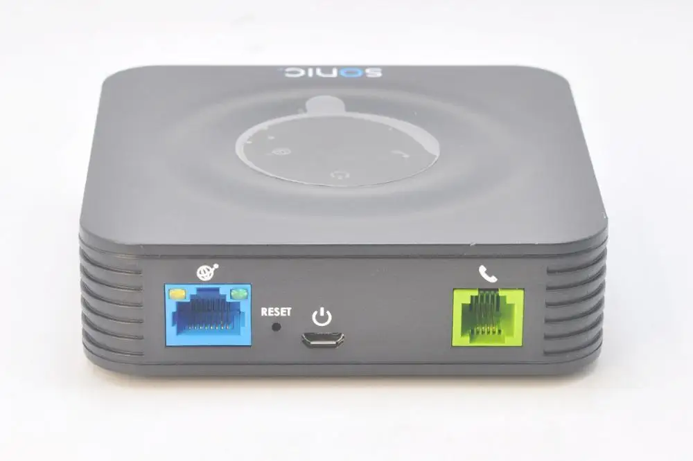 SONIC Grandstream-Adaptador de teléfono analógico, HT801, VOIP, usado, de un solo puerto