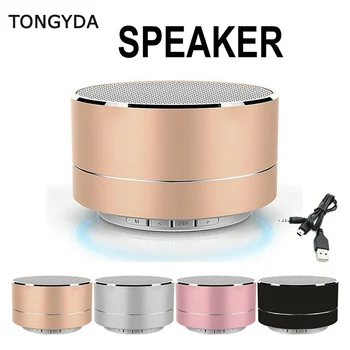 

TONGYDA Smart Bass Subwoofer Portable Speaker Bluetooth Speaker Colorful LED Light Wireless Hands Free Speaker Support TF Cards