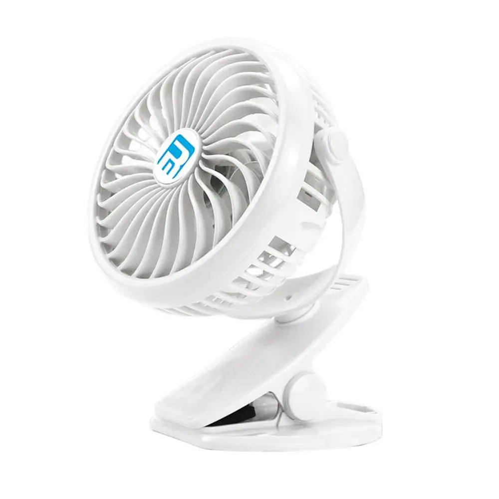 

Usb Mini 360 Degree Multiple Charging Mode Silent Fan Portable Home Charging Small Fan Clip Desktop Small Electric Fan