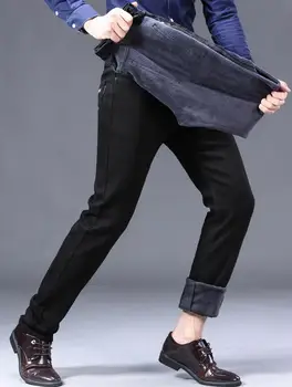 

2020 summer solid color autumn and winter jeans maa1 men's slim straight autumn pants tide men's stretch trousers QTX-2801-07