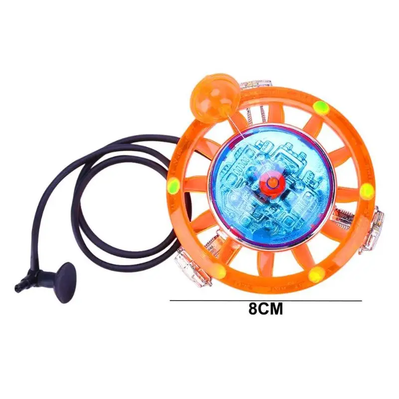 Ecological Aquarium Orange UFO Plant Exquisite Work Underwater Animation Pneumatic Decoration Aquarium Decor Accessories