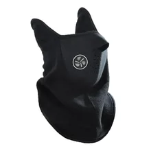 Шарф для защиты шеи флис теплый велосипед половина маска для лица капюшон защита лыж Велоспорт Бег Спорт на открытом воздухе Зимний велосипед лицевая крышка