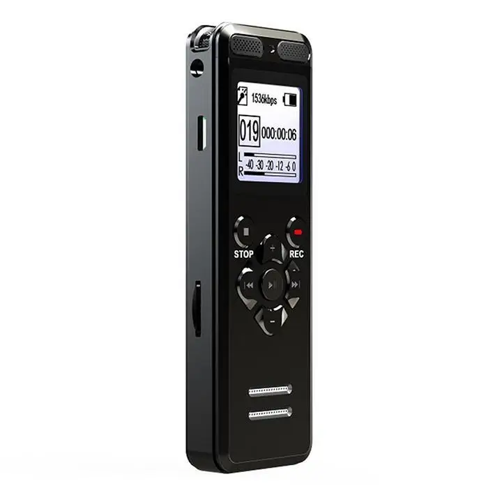 HD металлический диктофон портативная Полезная карта 8GB Voice 68g литиевая батарея не поддерживается ЖК-экран рекордер