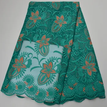 

8 colros (5yards/pc) teal green African French net lace fabric with beautiful embroidery wholesales for party uniform PL1037