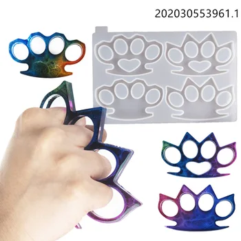 

DIY Silicone Mirror Mold Finger Protective Finger Sleeve Resin Crystal Epoxy Mold Ring Cover Convenience Multifunction Tools