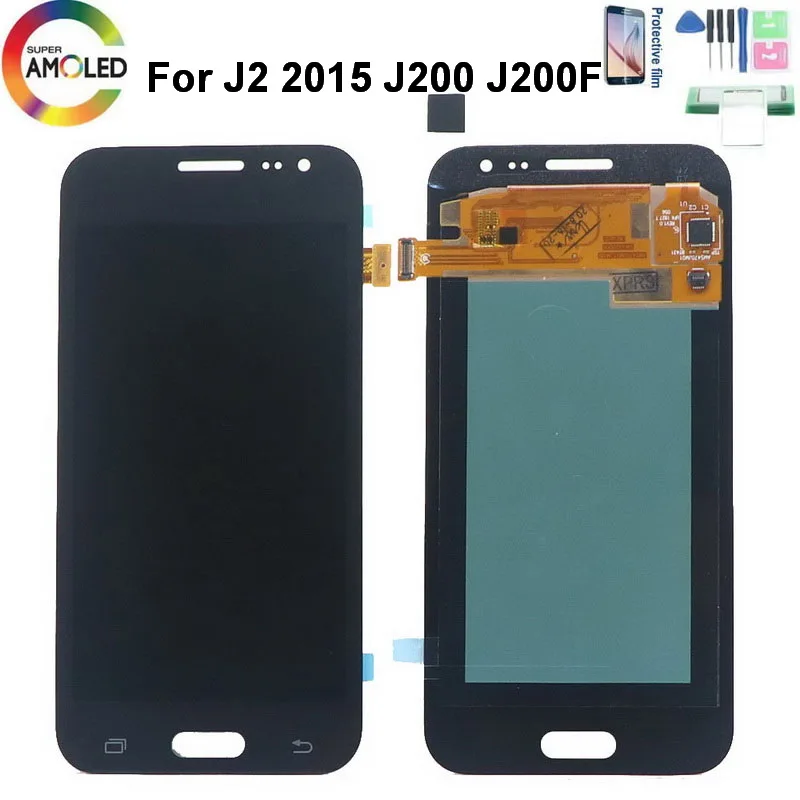 

Super AMOLED J2 LCD Display For SAMSUNG Galaxy J2 2015 J200 J200F J200Y J200H LCD Display Screen Touch Screen Digitizer Assembly