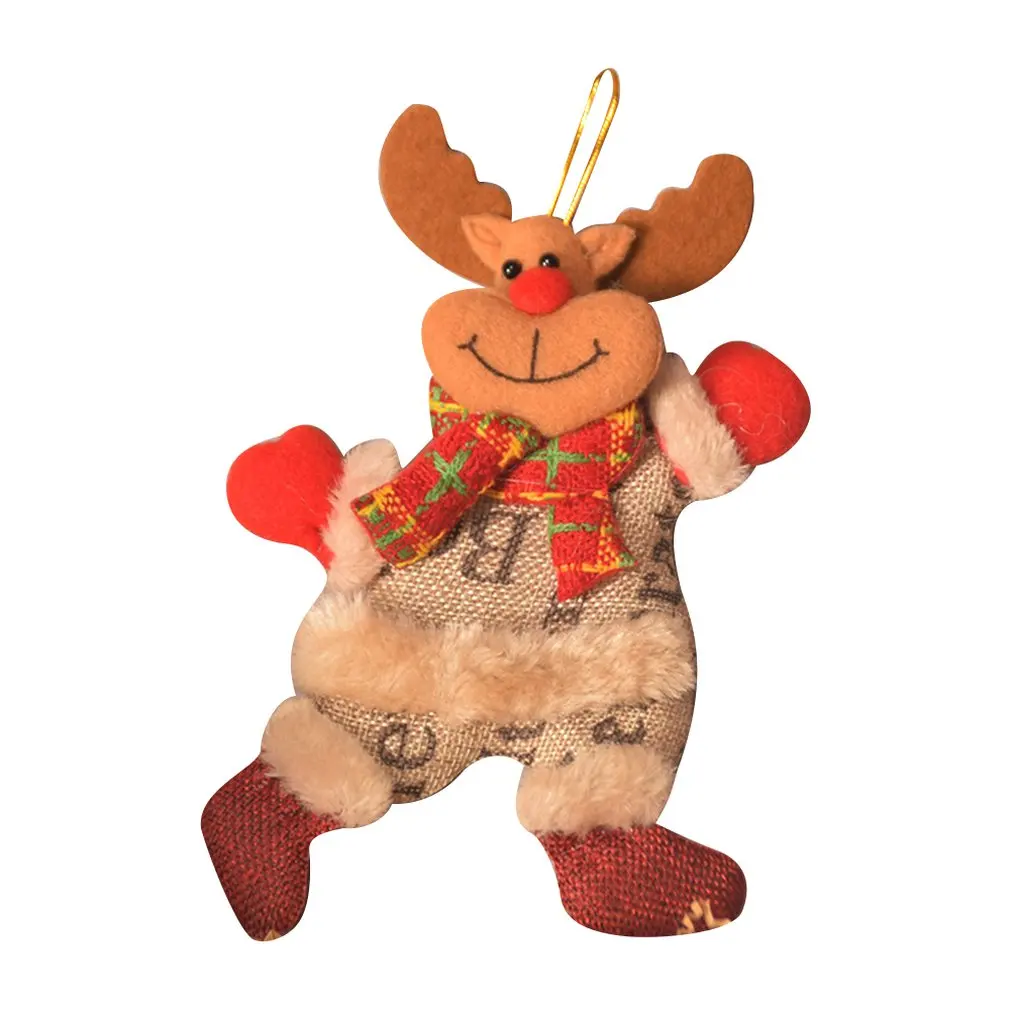 

Cartoon Old Man/Snowman/Deer/Bears Christmas Tree Pendant Christmas Doll Christmas Decoration Dancing Fabric Doll Exquisite Gift