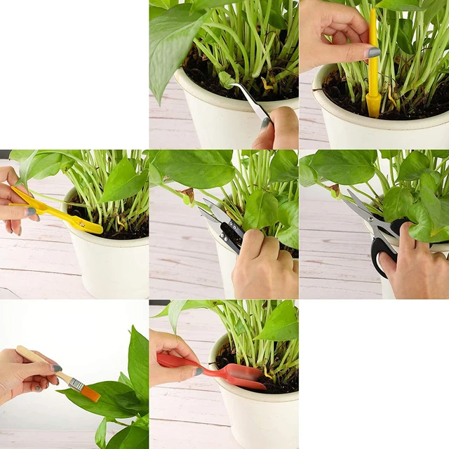 13Db Ültetési Szerszámkészlet Mini Kerti Szerszám A Pozsgás Növényekhez, Gyomlálva Ásni Miniatűr Tündér Bonsai Kéziszerszámokat - Image 5