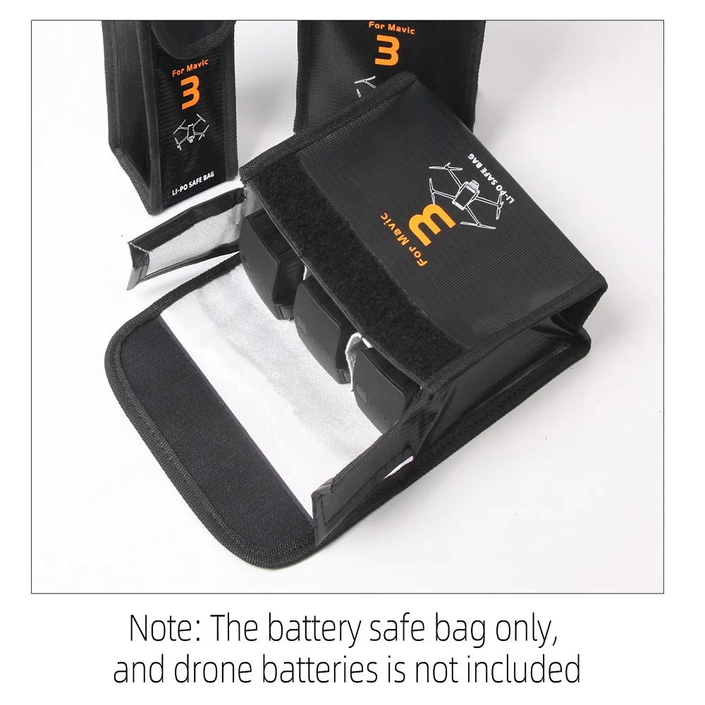 Sac anti-déflagrant batterie DJI Mavic 3 Pro/Classic - Lot 1/2/3