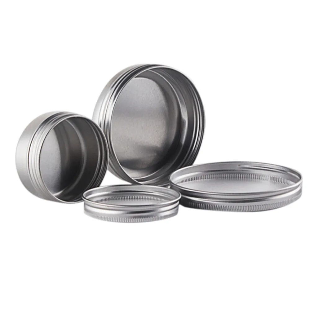 10/20/50/100/150ML Empty Aluminum Tin Jar Lip Balm Container Candle Jars Metal Containers Cream Pot Box | Красота и здоровье