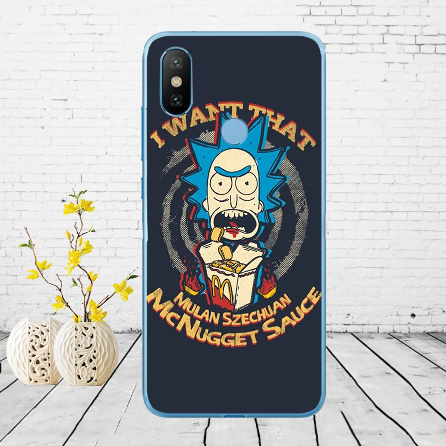 9 209DD Rick and Morty Season Soft Silicone Cover Case for Xiaomi Redmi 6 6a mi 8 a2 lite note 5 6 pro 7 case - Цвет: 9