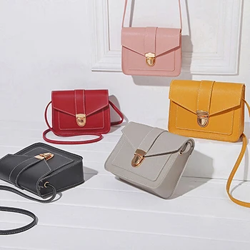 

1PCS Handbag PU Shoulder Messenger Bag Girls Satchel Tote Purse Bags