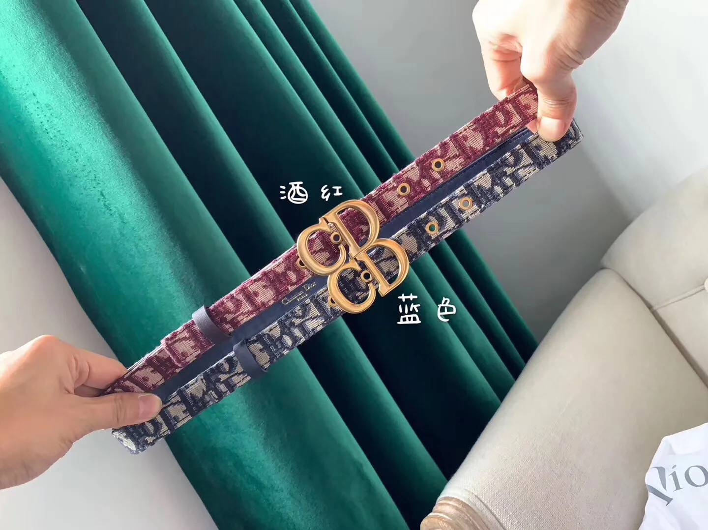 

2020 D Hot New Ladies Belt Pattern Fashionable Canvas Leather Letter Closure Dress Belt Ceinture femme pasek damski 2.0cm