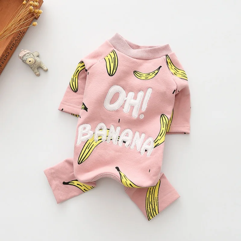 

Autumn Stripe Four Legs Dog Clothes Dog Jumpsuit for Small Medium Dogs Puppy One-piece Jacket Coat Overalls for Dogs