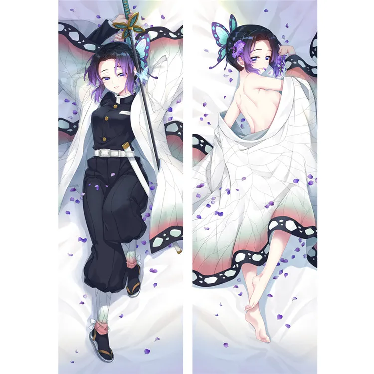 19066(2) MGF дизайн Dakimakura Demon Slayer: Kimetsu no Yaiba аниме Kochou Shinobu dakimakura обнимающий чехол для подушки Kamado Nezuko - Цвет: 19066(2)
