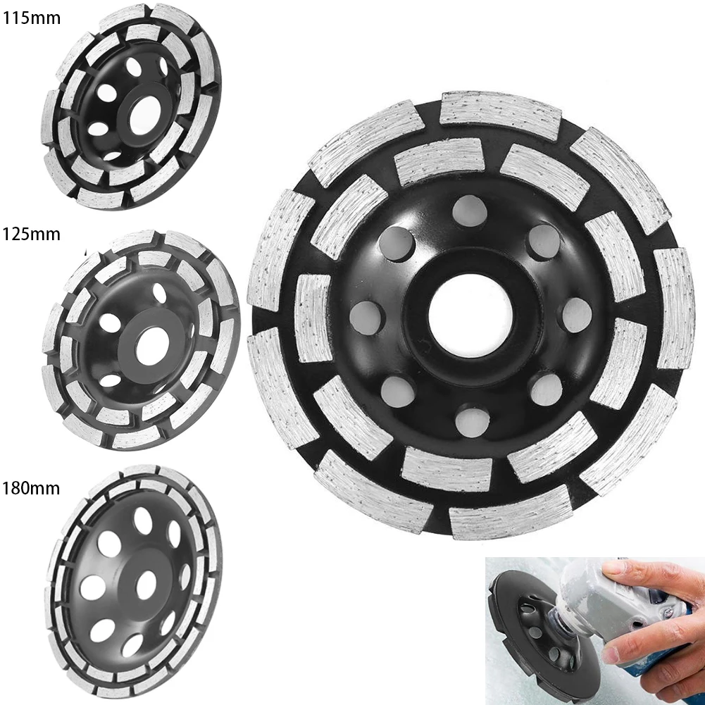 Металлообработка круглый двухрядный инструмент чашка бетонный сегмент шлифовальный диск пильное полотно аксессуары Алмазный прочный