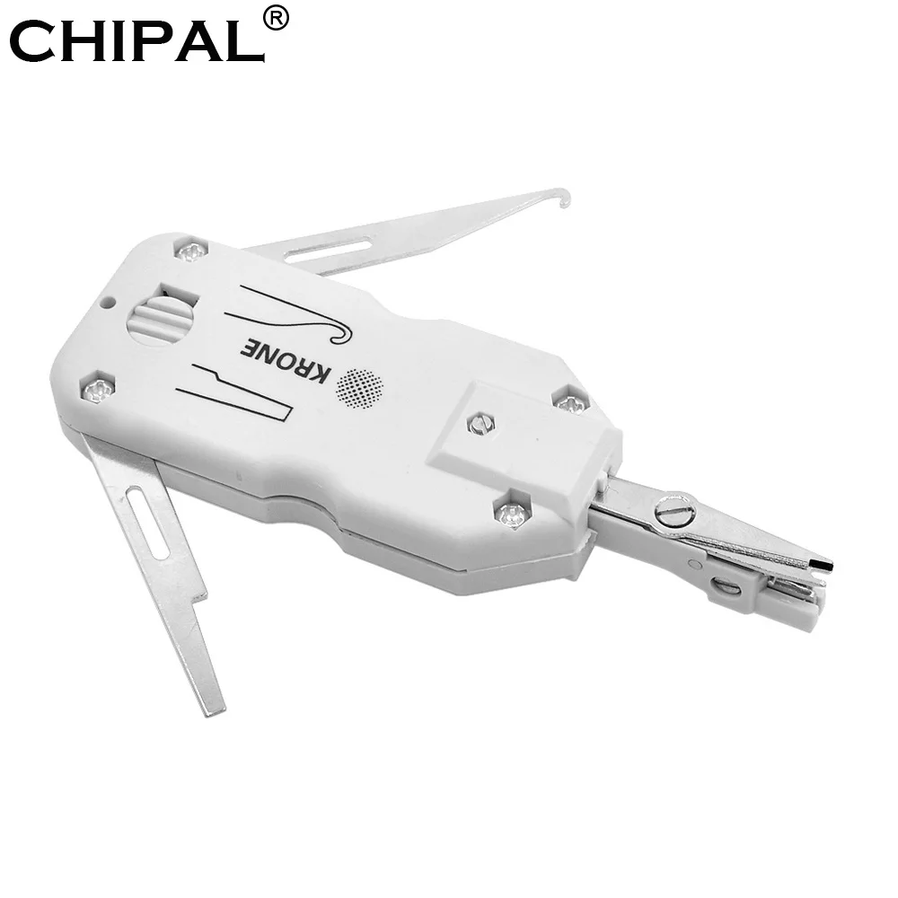 CHIPAL KRONE удар вниз набор инструментов с датчиком для сети Ethernet LAN Cat5 RJ45 телекоммуникационный Телефонный Провод RJ11 Кабель сетевой инструмент