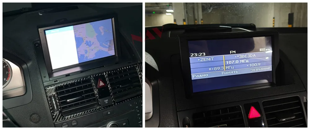 Cheap Android 8.0 Car multimedia player head unit For Mercedes Benz C Class W204 C200 2007 - 2014 Radio stereo Audio gps tape recorder 1