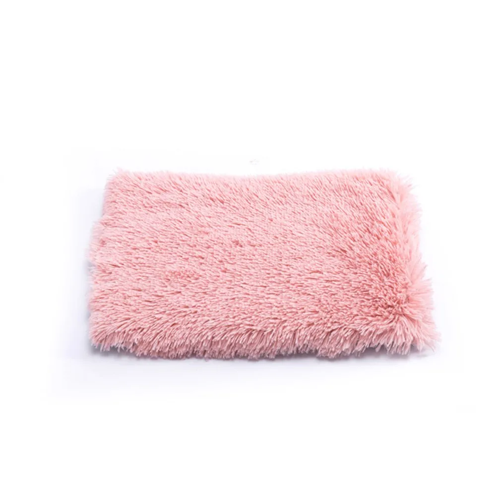Длинная игрушечная плюшевая собака кошка постельное покрывало пушистая собака постельные матрасы глубокий сон мягкие осенне-зимние Чехлы для собак однотонный матрас для кошек