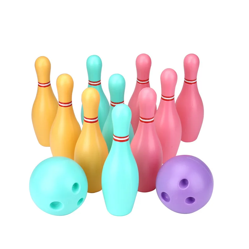 

Sports Park Bowling Macarons Color Set Children Outdoor Indoor Casual Sports Toy Sharing High 1803