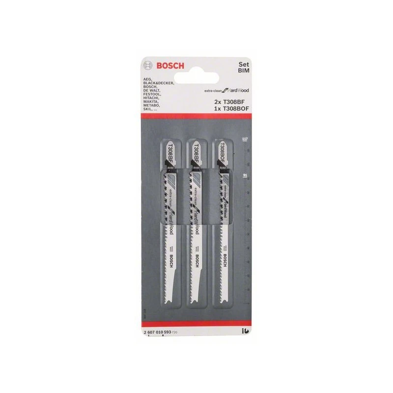 BOSCH 2607010593 Set of 3 blades T 308 BF (2x)|Electric Screwdrivers| -  AliExpress