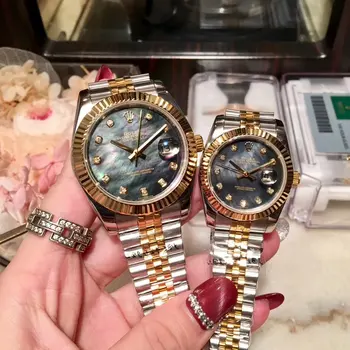 

luxury women AAA 26mm 36mm automatic mechanical watch Shell face No battery sweeping Date JUST watches