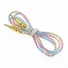 3 5mm Aux Cables Gold Plated Jack 3 5 Audio Cable for Xiaomi redmi 4x Samsung Car Headphone MP3 4 Phone Speaker Auxiliary Cord