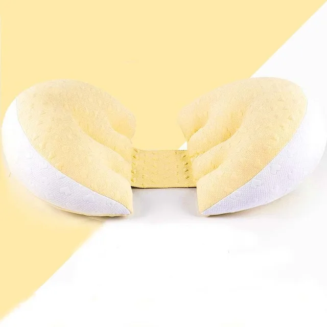 yellow Латексная Ортопедическая Подушка для беременных женщин подушка для поддержки живота Подушка под поясницу Подушка для сна - Цвет: yellow