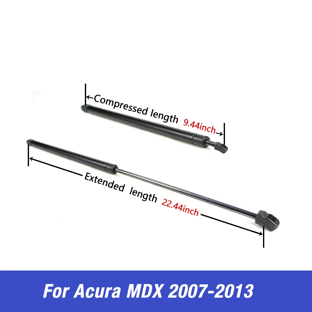For Acura MDX 2007-2013 Front Hood Lift Support Shock Strut Rod Replacement Set