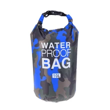 Сумка переносная с лямкой на одно плечо камуфляжная Водонепроницаемая 10л сумка для рыбалки кемпинга пеших прогулок на лодках рафтинг