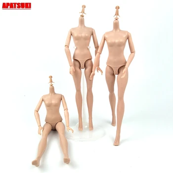 

1/6 9 Jointed Movable Naked Doll Body For 11.5" Dollhouse DIY Body Without Head 1:6 Doll Accessories Kids Toy Doll Children's