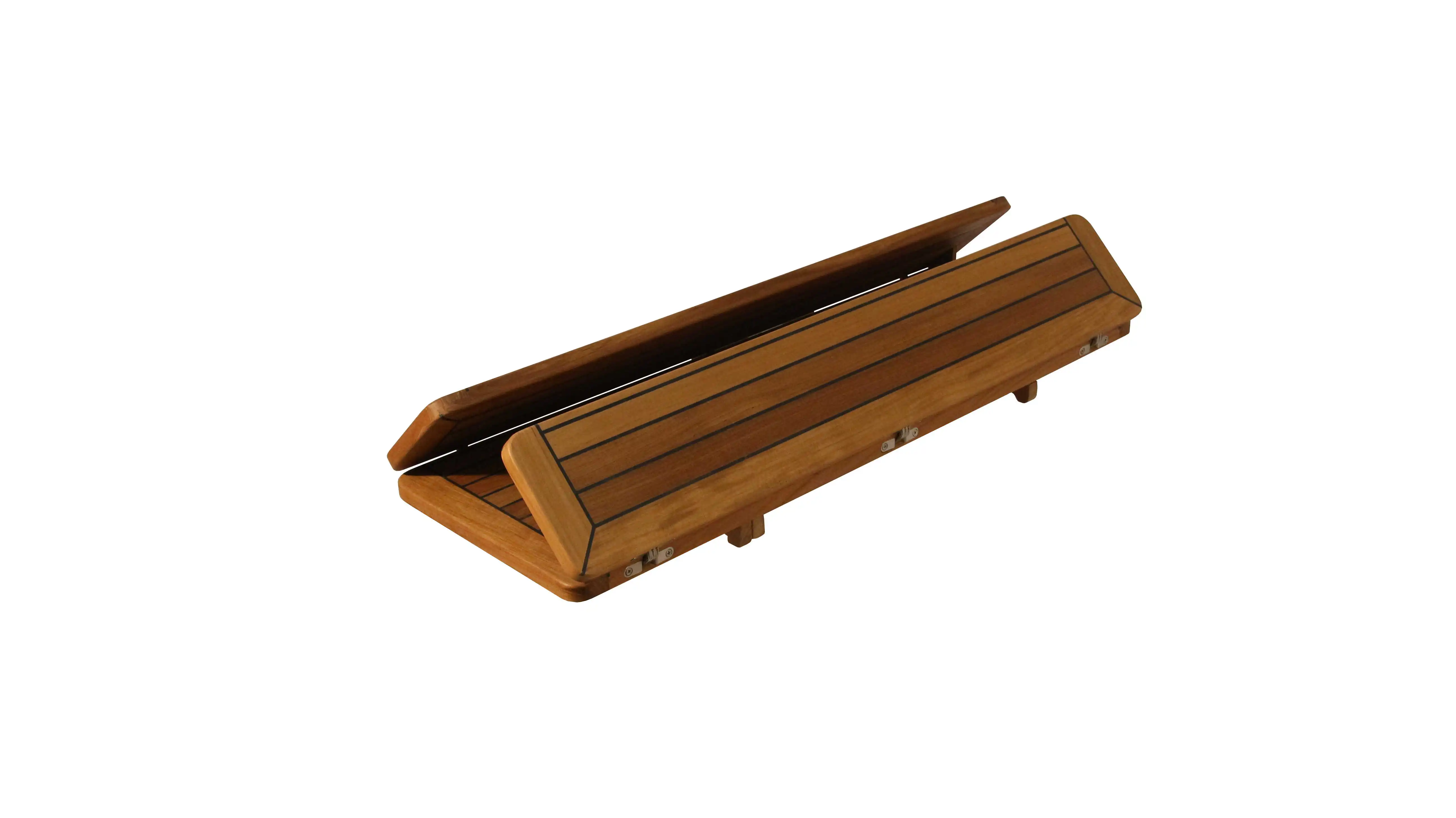 340/680x600mm Folding Wing Teak Table Top With Nautic Star Marine Boat RV TW3560